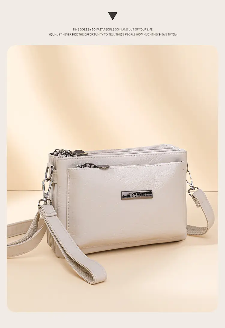 Blue Soft Leather Crossbody Bag for Women — feature 11