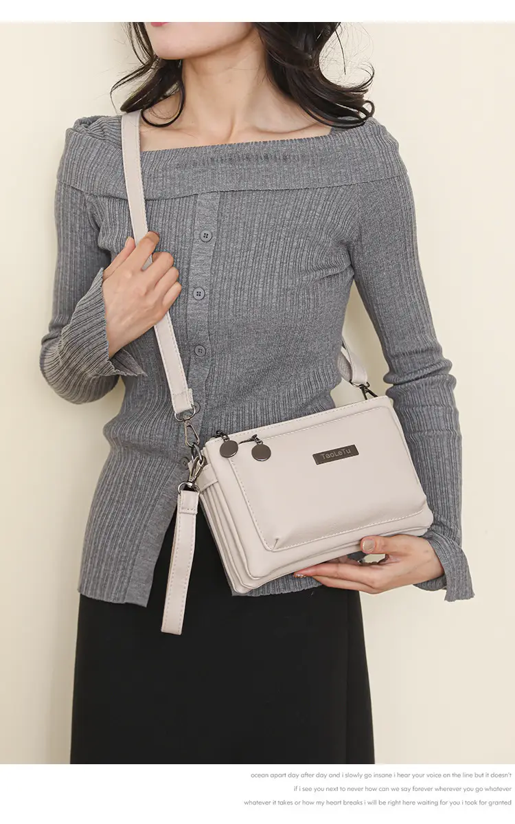Blue Soft Leather Crossbody Bag for Women — feature 23