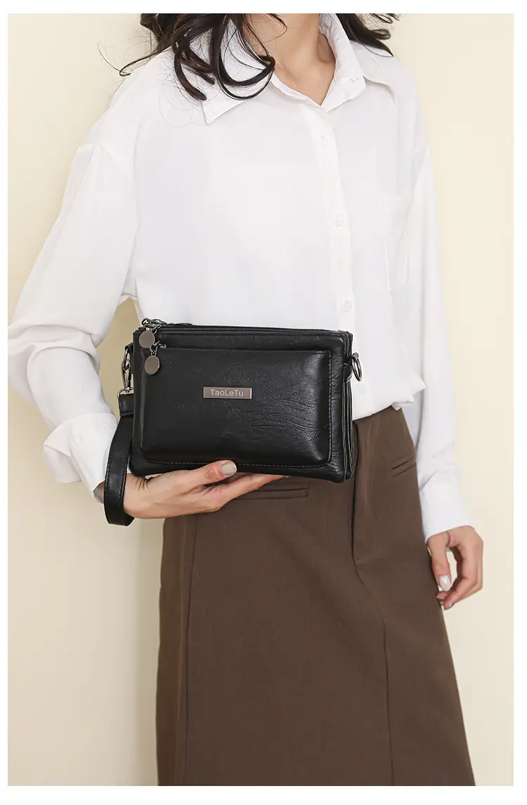 Blue Soft Leather Crossbody Bag for Women — feature 26