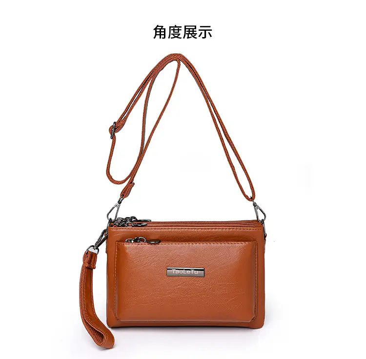 Blue Soft Leather Crossbody Bag for Women — feature 27