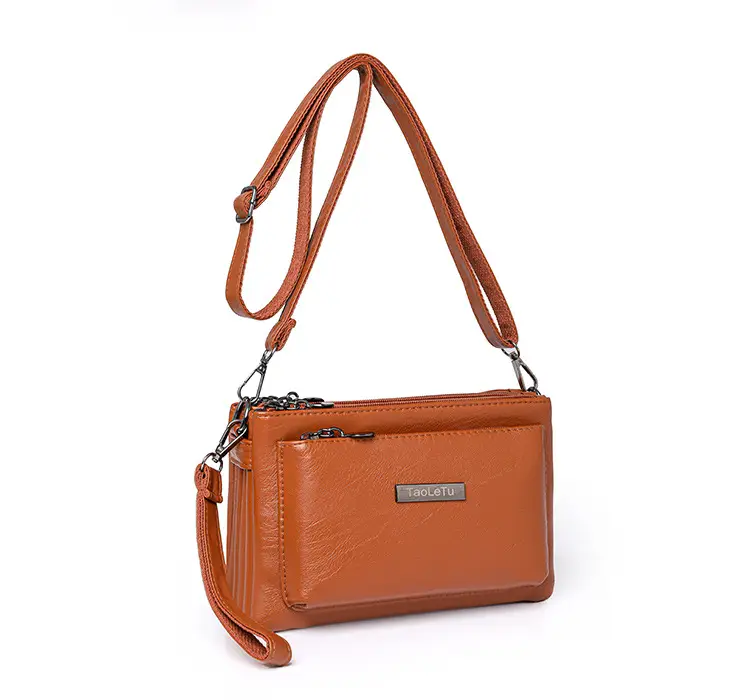 Blue Soft Leather Crossbody Bag for Women — feature 28
