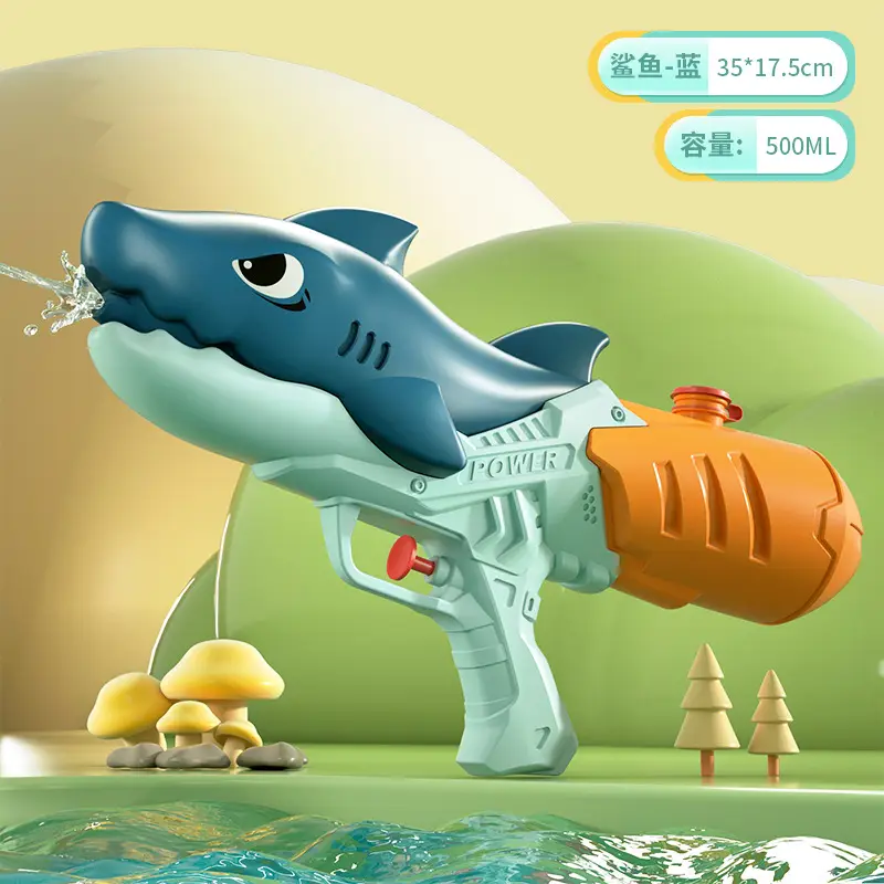 [Blue] cartoon shark water gun