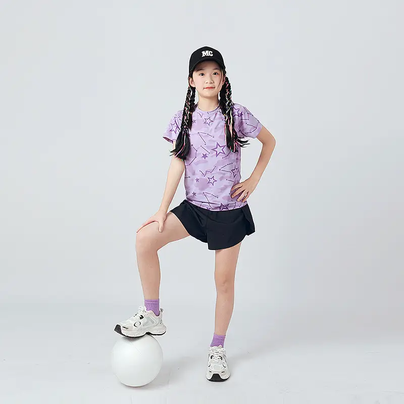 Kids Star Print T-Shirt Mint Green Boys Summer Wear - Image 9