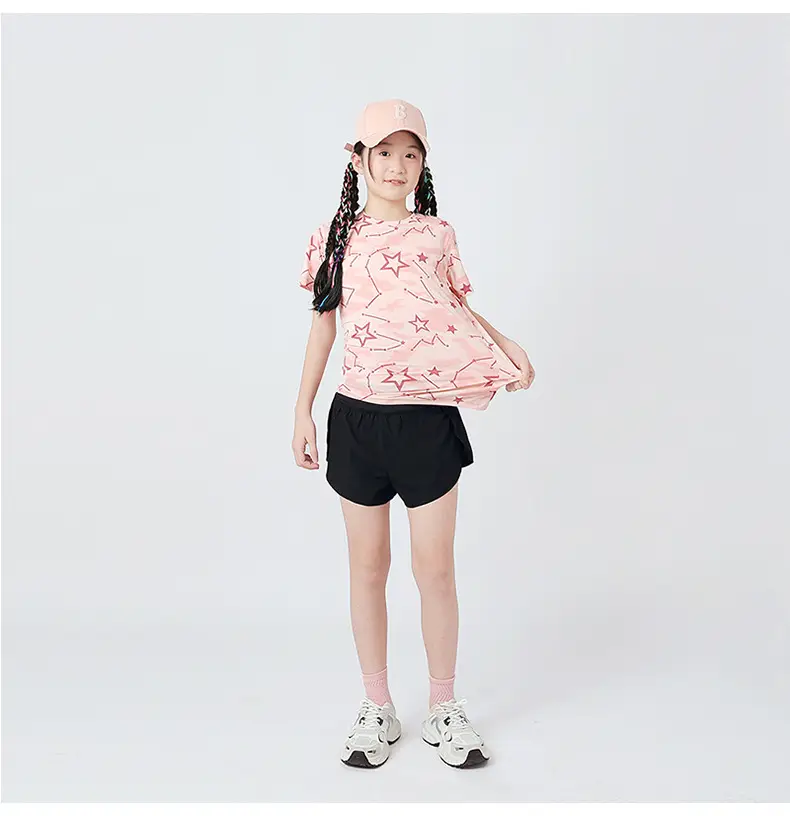 Kids Star Print T-Shirt Mint Green Boys Summer Wear — feature 41