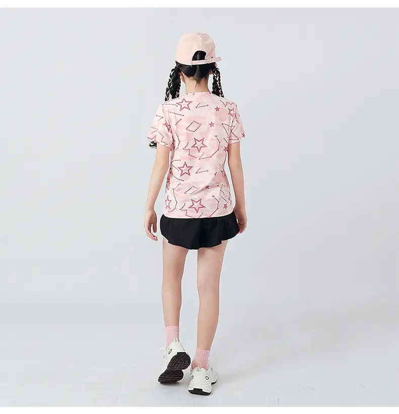 Kids Star Print T-Shirt Mint Green Boys Summer Wear — feature 43