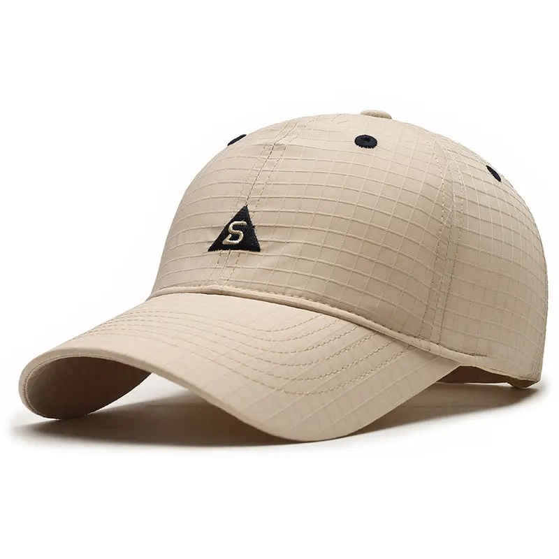 Men's Baseball Cap Sunscreen Black Beige 5oz - Image 4