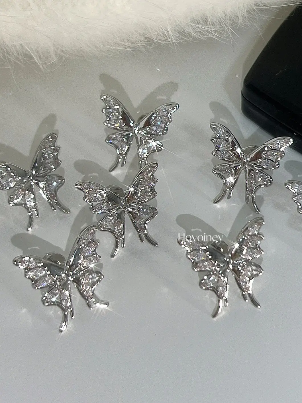 Zircon Butterfly Earrings Super Flash Unique — feature 5
