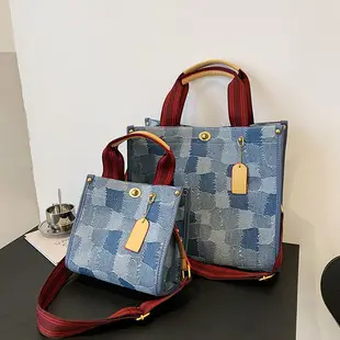 Canvas Printed Letter Shoulder Bag Large Capacity Yellow — feature 9
