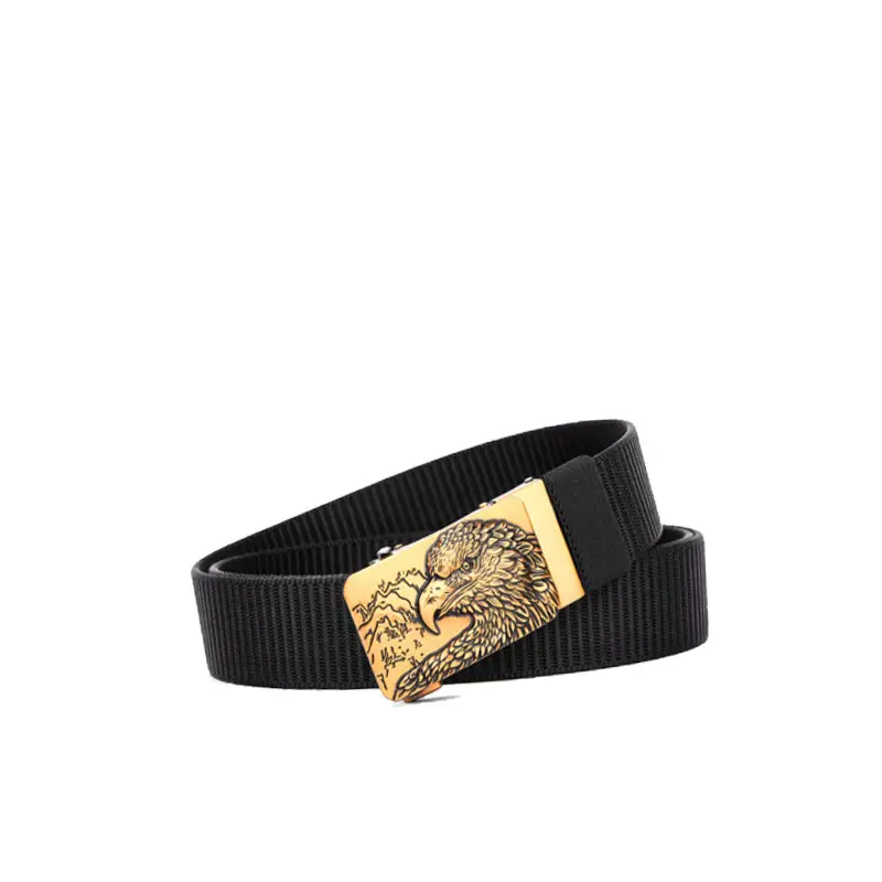 Eagle Tally Belt for Men Blue Alloy Buckle