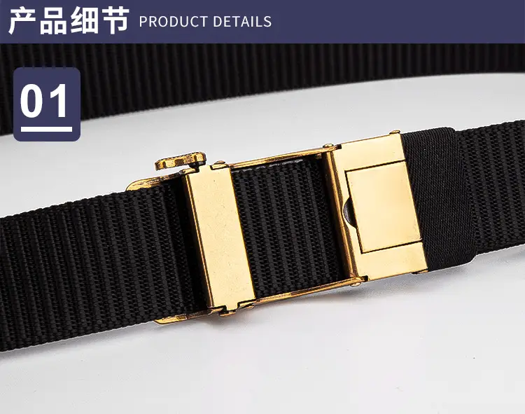 Eagle Tally Belt for Men Blue Alloy Buckle — feature 8