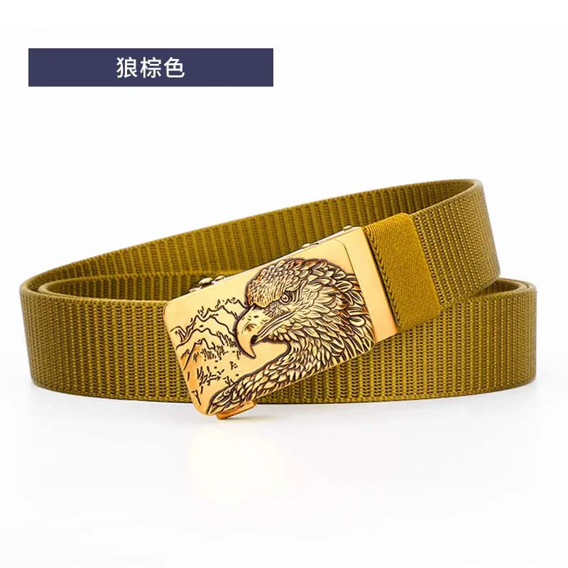 Eagle Tally Belt for Men Blue Alloy Buckle
