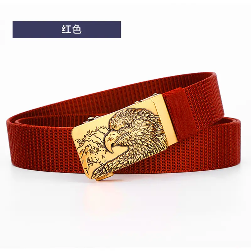 Eagle Tally Belt for Men Blue Alloy Buckle