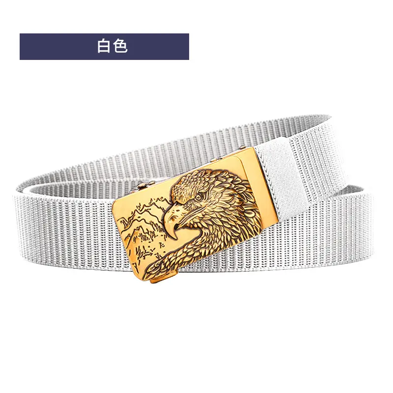 Eagle Tally Belt for Men Blue Alloy Buckle