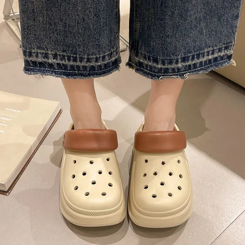 Women's New Croc Shoes Anti-Slip Thick Sole Slip-On - Image 6