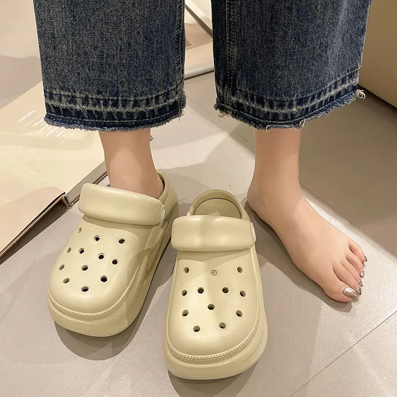 Women's New Croc Shoes Anti-Slip Thick Sole Slip-On - Image 7