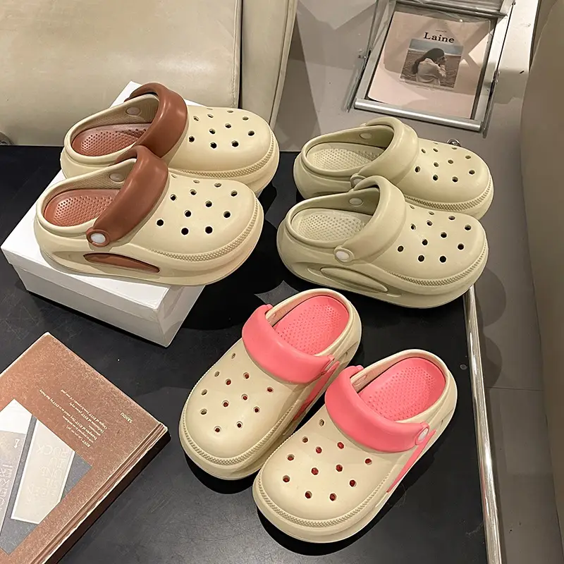 Women's New Croc Shoes Anti-Slip Thick Sole Slip-On - Image 8
