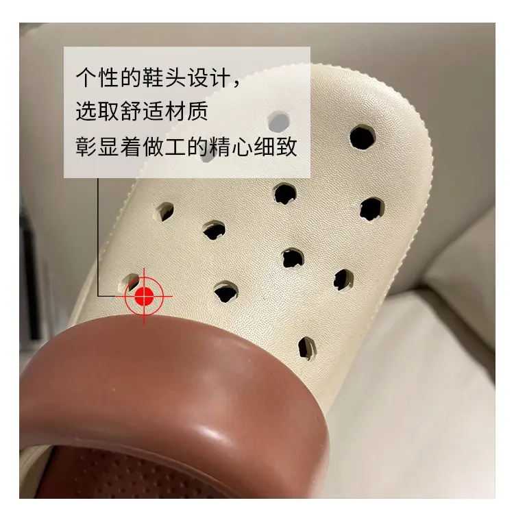 Women's New Croc Shoes Anti-Slip Thick Sole Slip-On — feature 3