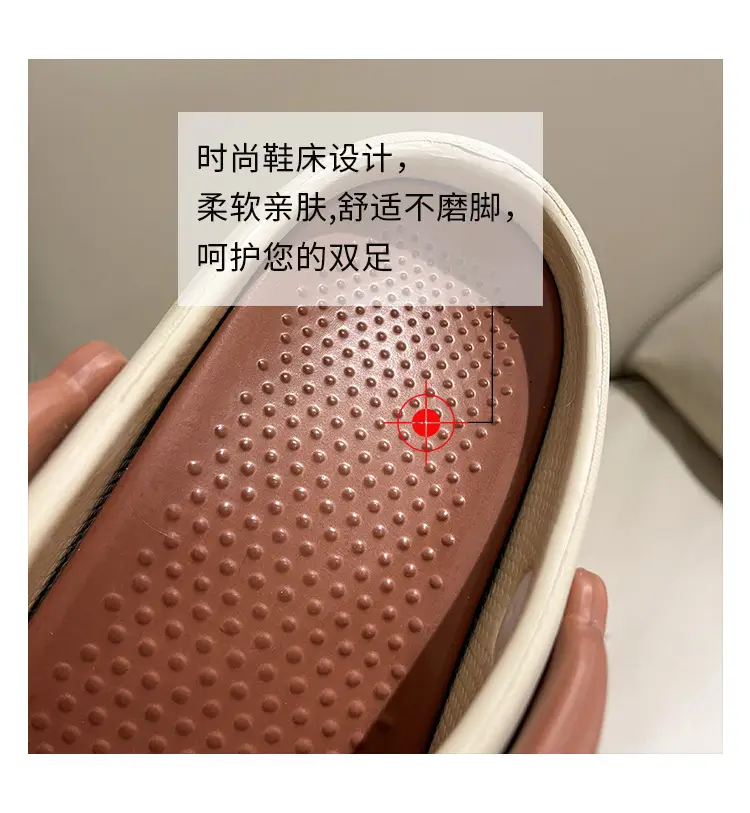 Women's New Croc Shoes Anti-Slip Thick Sole Slip-On — feature 4