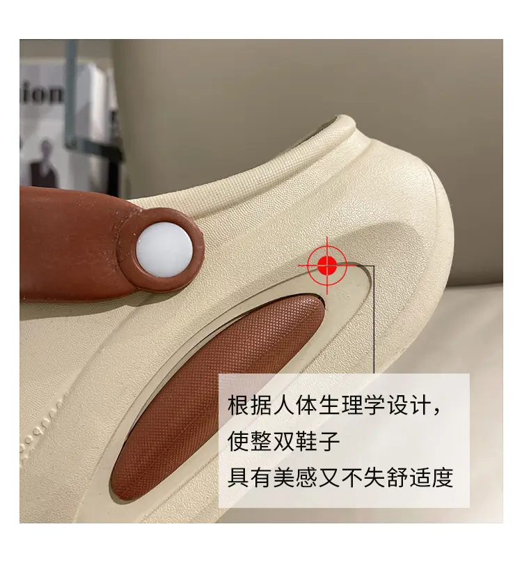 Women's New Croc Shoes Anti-Slip Thick Sole Slip-On — feature 5