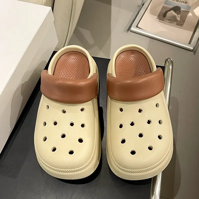 Women's New Croc Shoes Anti-Slip Thick Sole Slip-On - Image 2