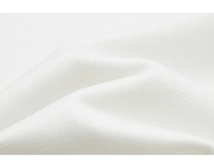 220g Suede T-Shirt White 2024 Summer — feature 42
