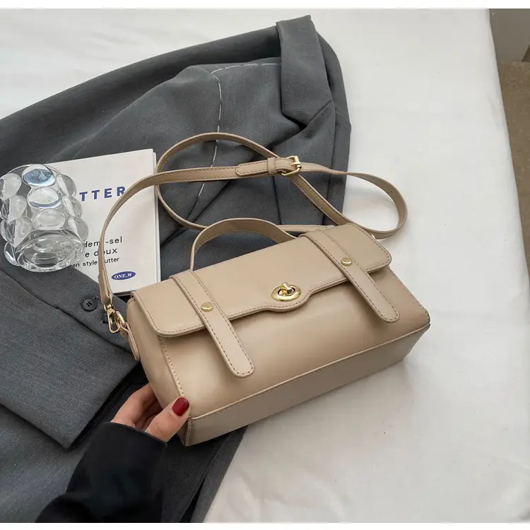 Women's Beige Shoulder Messenger Bag Spring Summer — feature 15