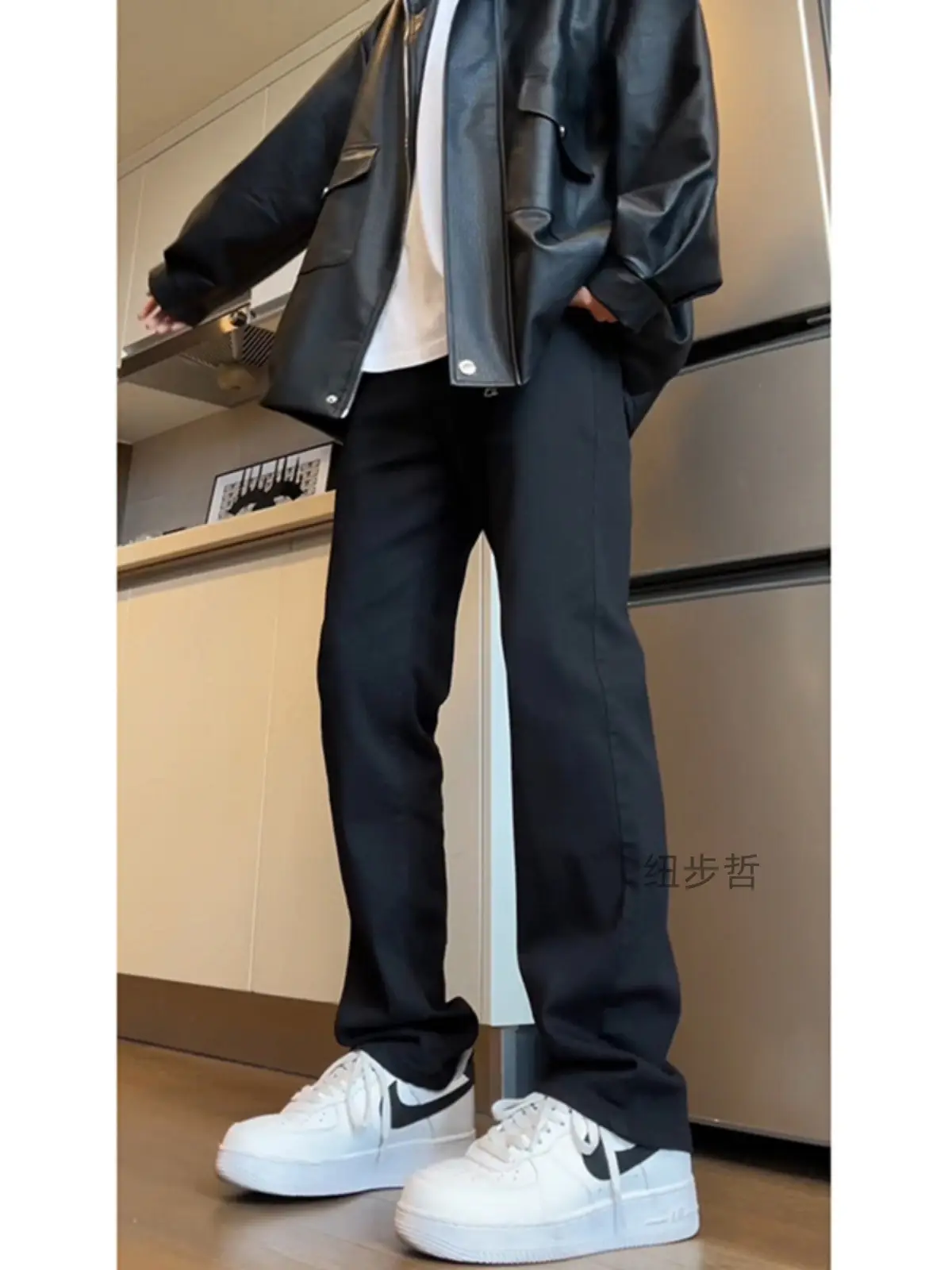 Men Grey Slim Fit Jeans Spring Autumn — feature 17