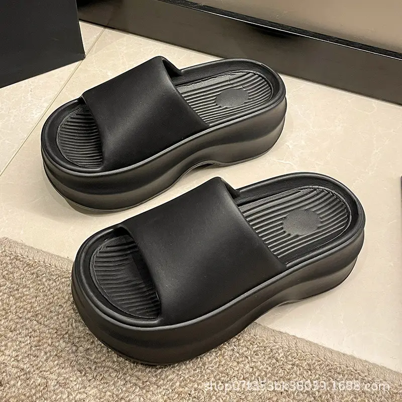 Flip-Flops women's summer thick-soled shit feeling Fashion Net red height increasing all-matching 2024 new outdoor seaside sandals - Image 6