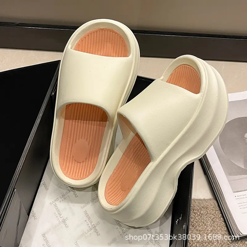 Flip-Flops women's summer thick-soled shit feeling Fashion Net red height increasing all-matching 2024 new outdoor seaside sandals - Image 7