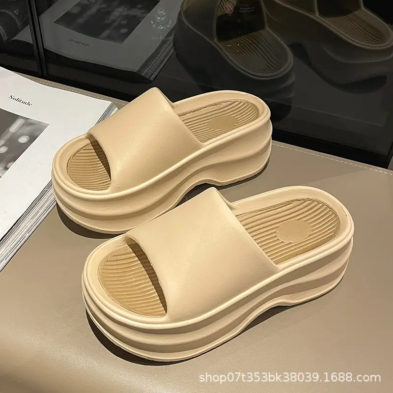 Flip-Flops women's summer thick-soled shit feeling Fashion Net red height increasing all-matching 2024 new outdoor seaside sandals - Image 8