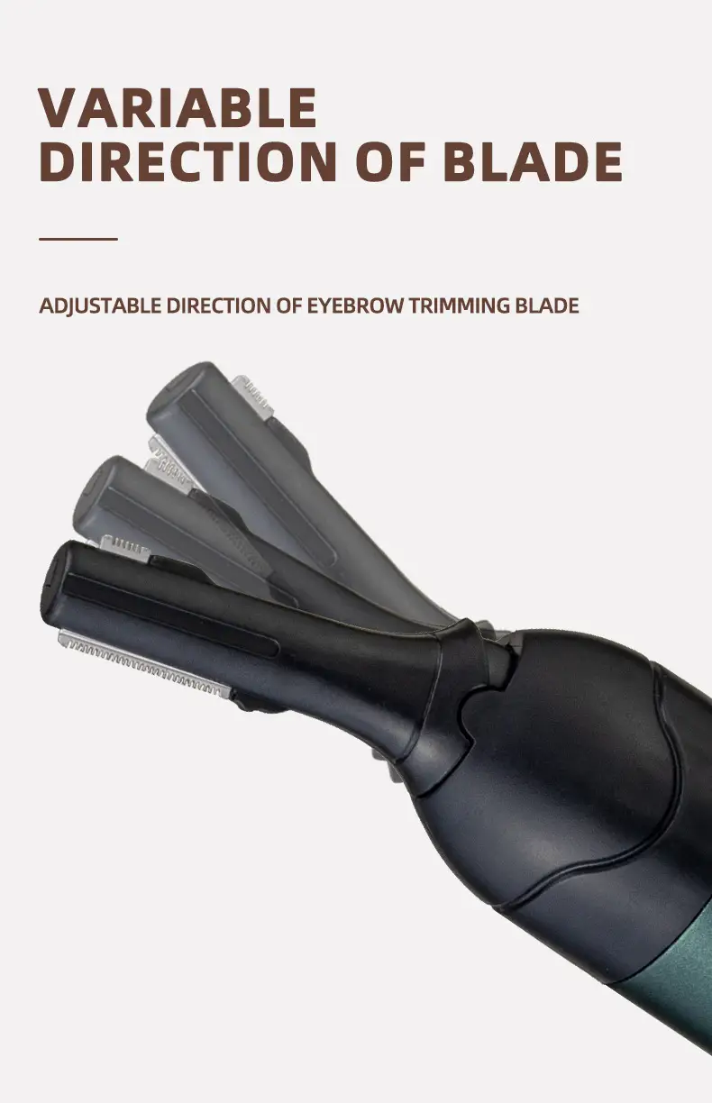Four-Tool Women's Hair Trimmer Set Green — feature 7