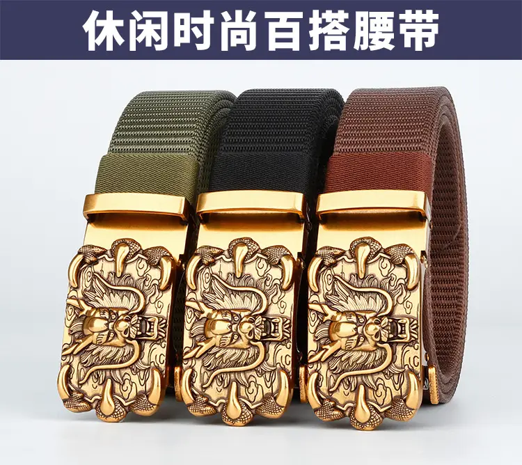 Blue Dragon Buckle Belt for Men — feature 5