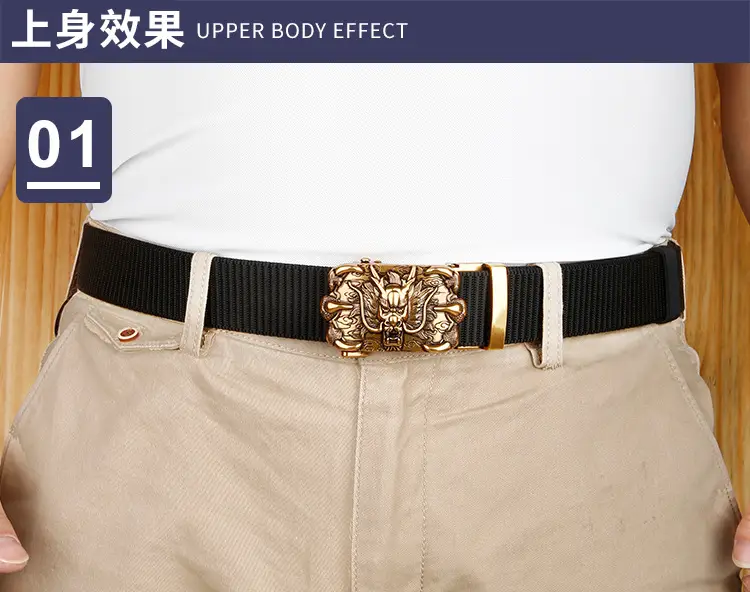 Blue Dragon Buckle Belt for Men — feature 8