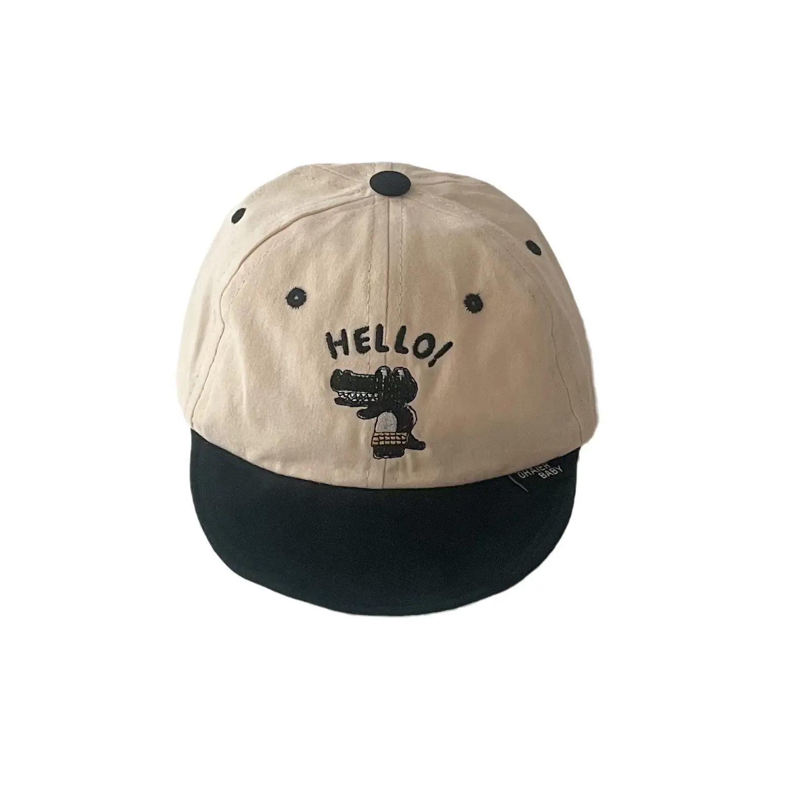 Hello Kitty Dinosaur Cap Beige Navy 2026 Spring Autumn - Image 6