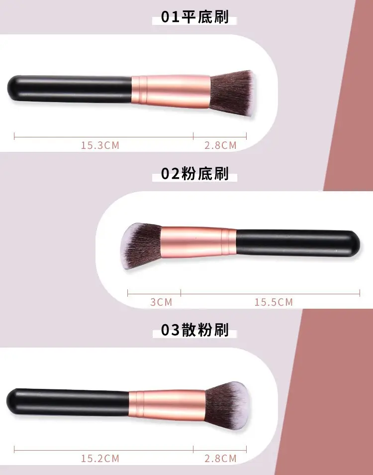 Cangzhou 7-Piece Makeup Brush Set for Foundation & Blending — feature 3