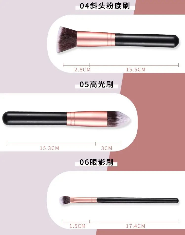 Cangzhou 7-Piece Makeup Brush Set for Foundation & Blending — feature 4