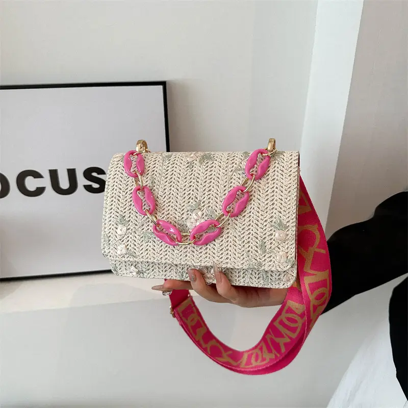Elegant Khaki Crossbody Bag with Leopard Strap for Women - Image 8