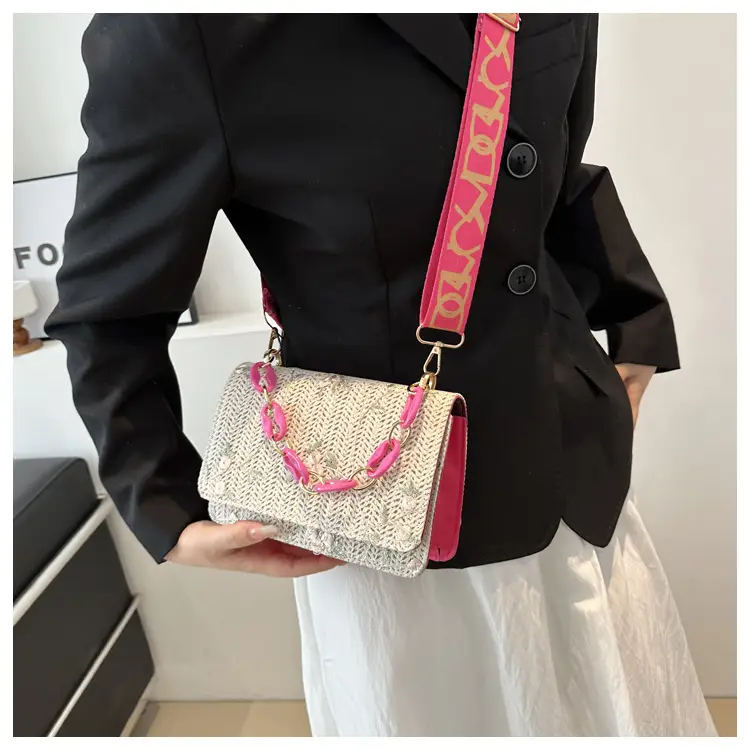 Elegant Khaki Crossbody Bag with Leopard Strap for Women — feature 14