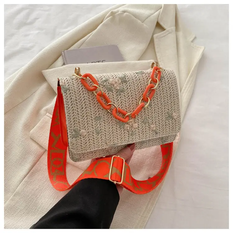 Elegant Khaki Crossbody Bag with Leopard Strap for Women — feature 24