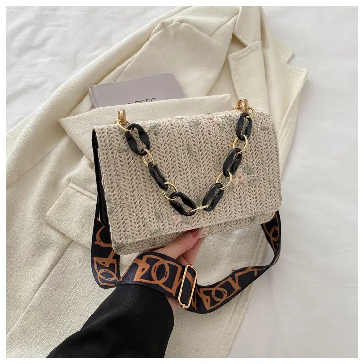 Elegant Khaki Crossbody Bag with Leopard Strap for Women — feature 26