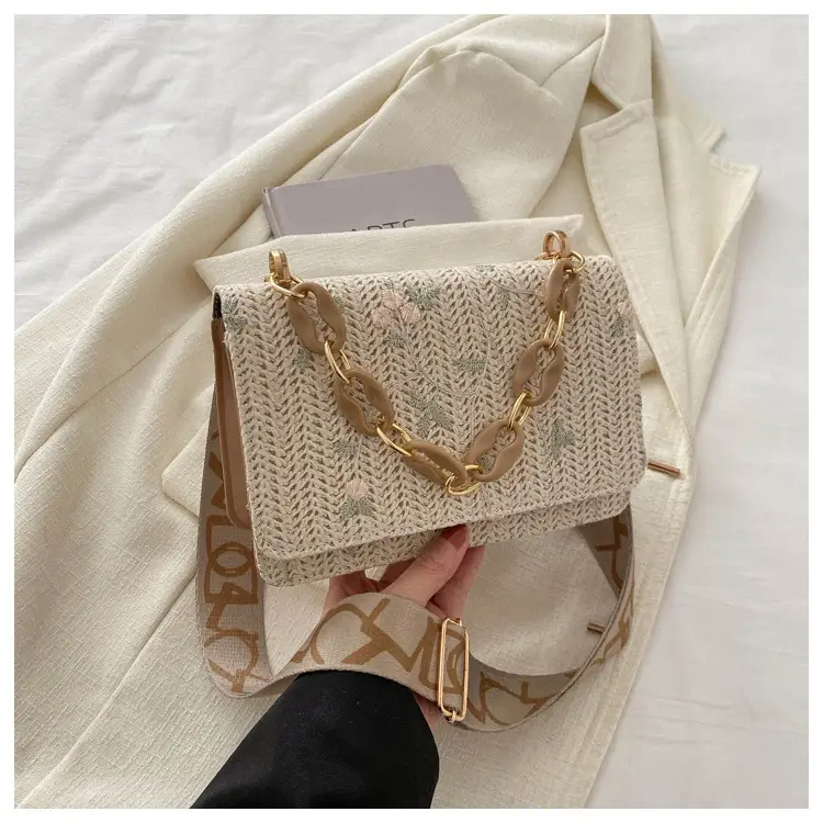 Elegant Khaki Crossbody Bag with Leopard Strap for Women — feature 27