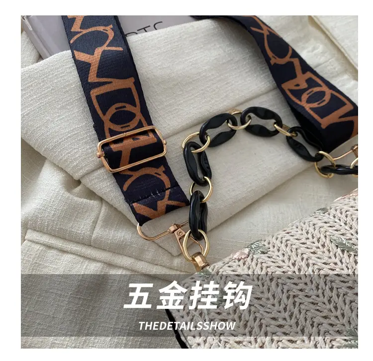 Elegant Khaki Crossbody Bag with Leopard Strap for Women — feature 5