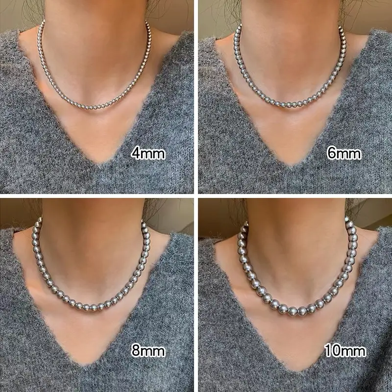 Golden Pearl Necklace for Women with Light Luxury Design - Image 19