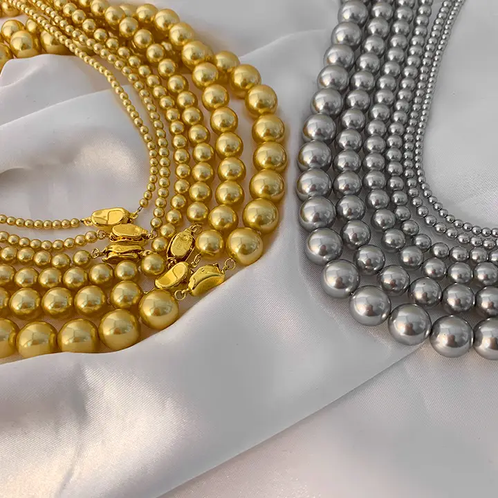 Golden Pearl Necklace for Women with Light Luxury Design — feature 22