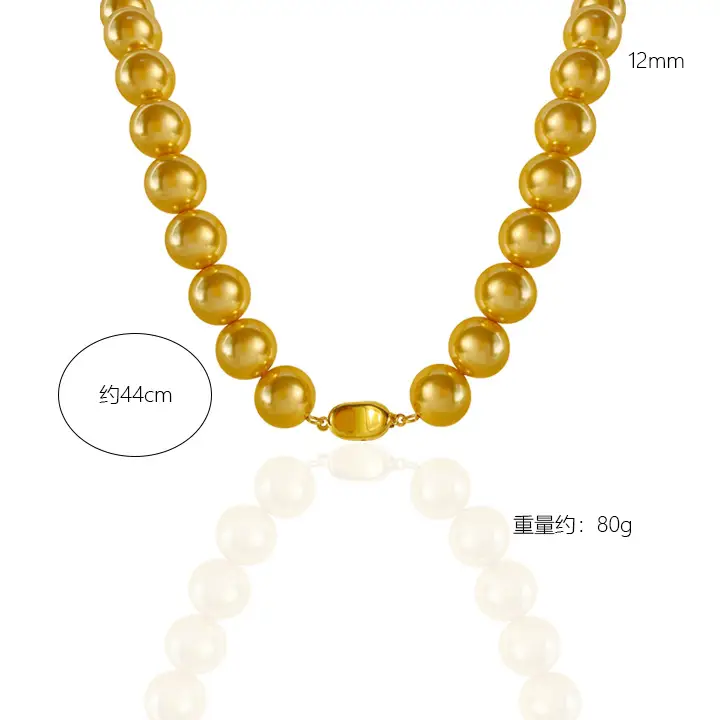 Golden Pearl Necklace for Women with Light Luxury Design — feature 28