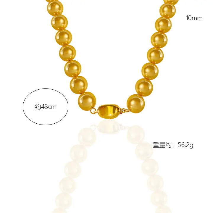 Golden Pearl Necklace for Women with Light Luxury Design — feature 31
