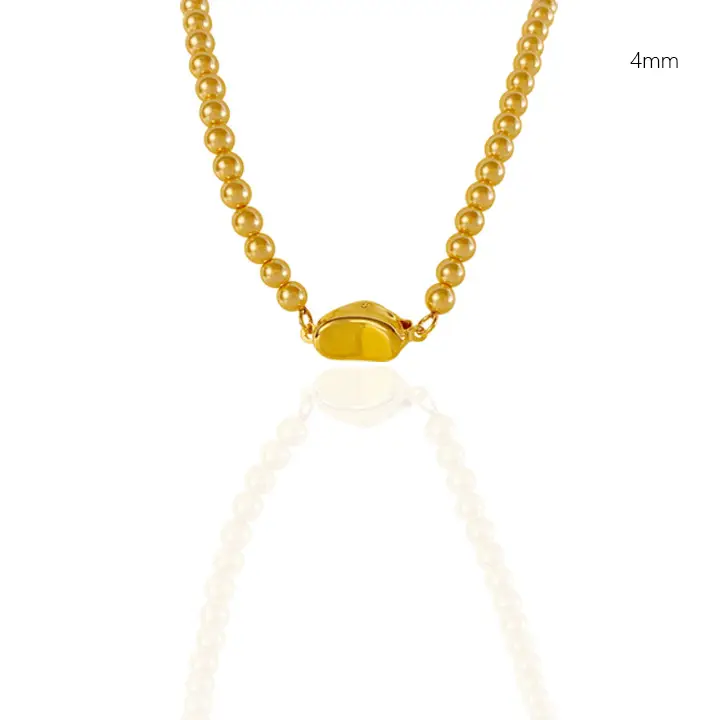 Golden Pearl Necklace for Women with Light Luxury Design — feature 39