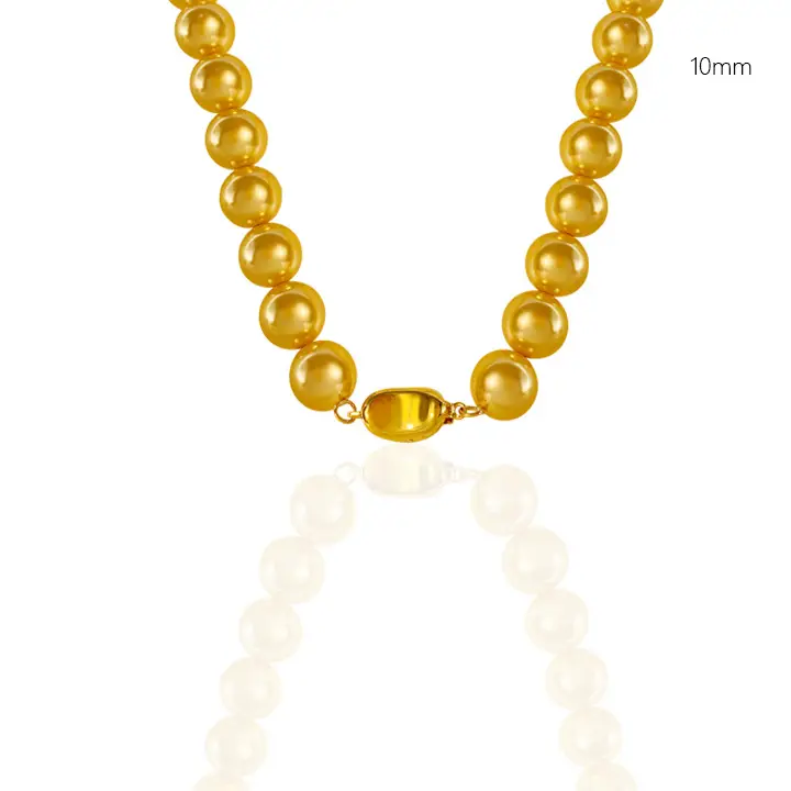 Golden Pearl Necklace for Women with Light Luxury Design - Image 11