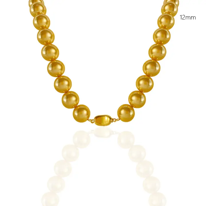 Golden Pearl Necklace for Women with Light Luxury Design - Image 12