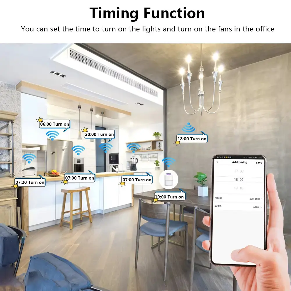 Tuya Smart Life European Standard Smart Wifi Touch Switch Alexa Voice Control Wall Switch